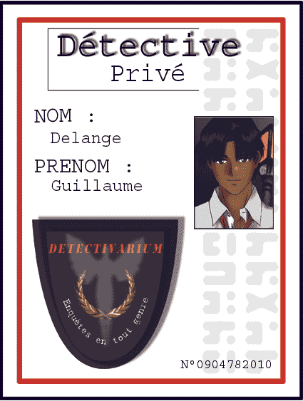 badge detective privé